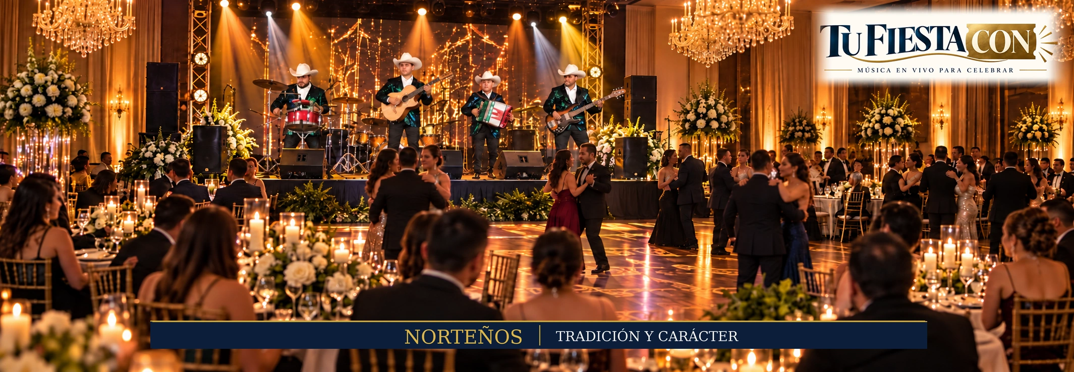 Presentación musical de Grupos Norteños