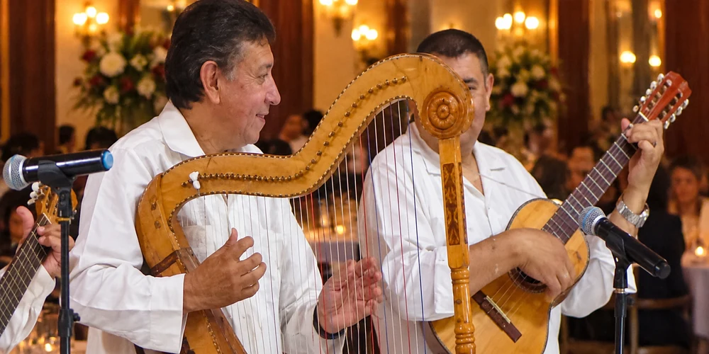 Fotografía de música jarocha en vivo